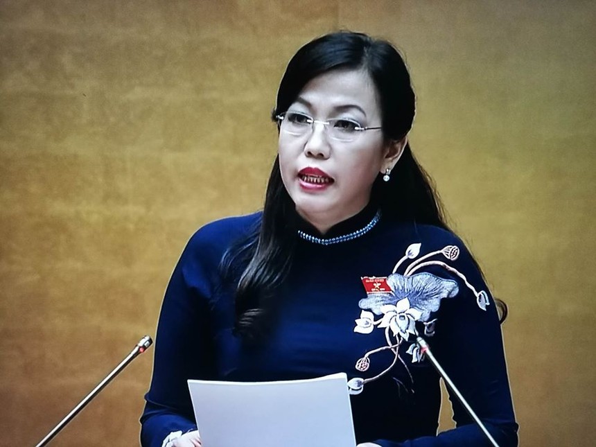 Ủy viên Uỷ ban thường vụ Quốc hội, Trưởng Ban dân nguyện Nguyễn Thanh Hải trình bày Báo cáo kết quả giám sát việc giải quyết kiến nghị của cử tri gửi đến kỳ họp thứ 11, Quốc hội khóa XIII.