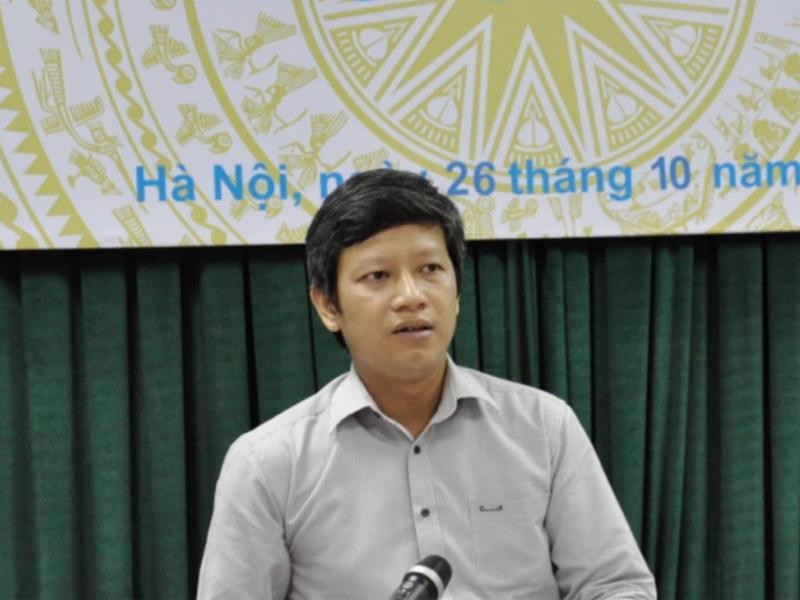 Ông Phạm Văn Trường, Vụ trưởng Vụ Tài chính hành chính sự nghiệp (Bộ Tài chính)