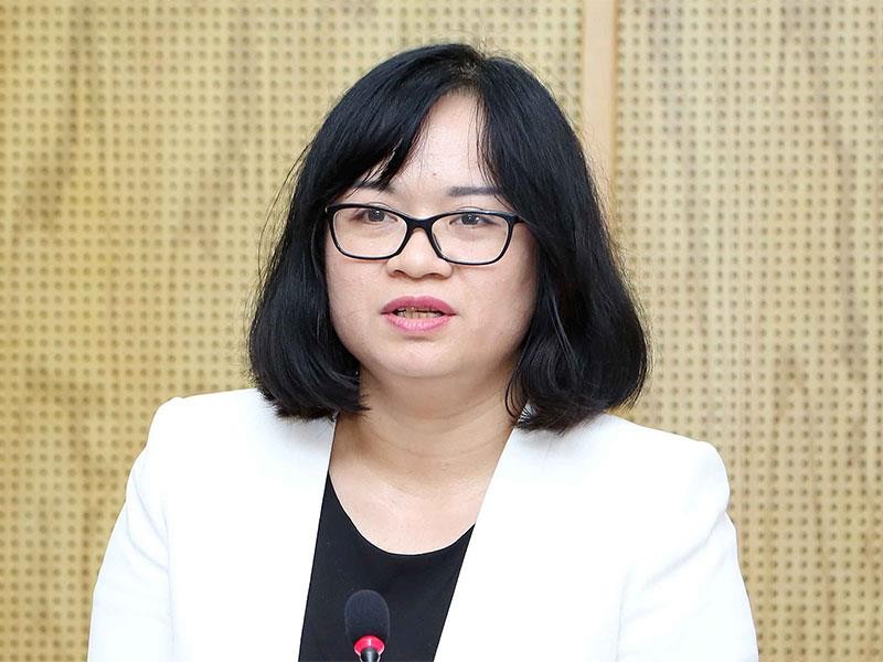 Bà Hoàng Thị Hồng, Giám đốc  Quỹ Phát triển doanh nghiệp nhỏ và vừa (SMEDF)