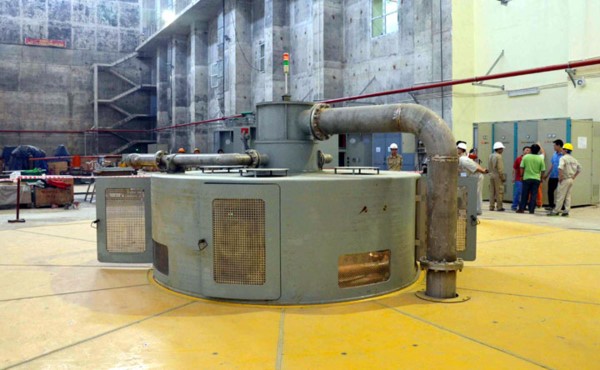 Nhà máy Thủy điện Trung Sơn có 4 tổ máy vói tổng công suất 260 MW