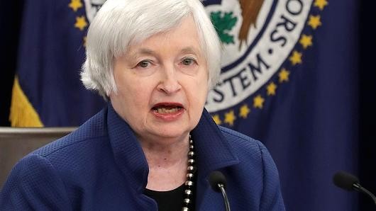 Chủ tịch Fed Janet Yellen không tổ chức họp báo sau cuộc họp vừa xong