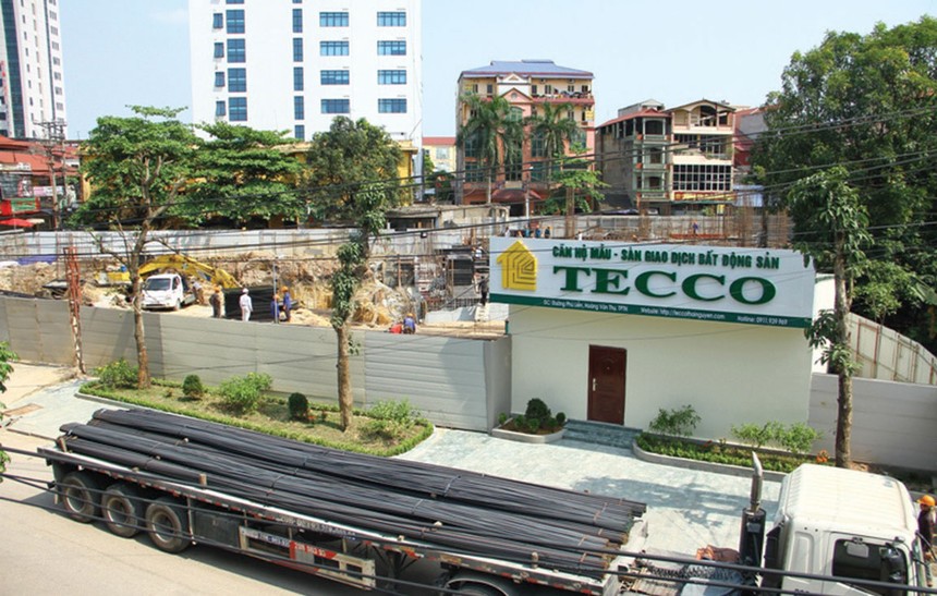 Dự án Tecco Tower Thái Nguyên vừa được khởi công xây dựng sau hơn 1 năm được chấp thuận đầu tư. Ảnh: Nhất Nam
 
