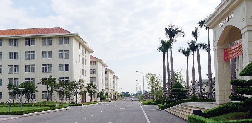 Khu nhà ở cho công nhân duy nhất đã đưa vào sử dụng tại Quảng Ninh của Công ty TNHH Texhong Ngân Long tại Khu công nghiệp Hải Yên. Ảnh: Thu Trang