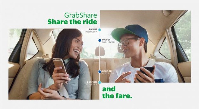 Cả GrabShare và UberPool đều sử dụng nguyên lý đi chung xe, nhằm giảm chi phí cho khách hàng và tăng thu nhập cho tài xế.