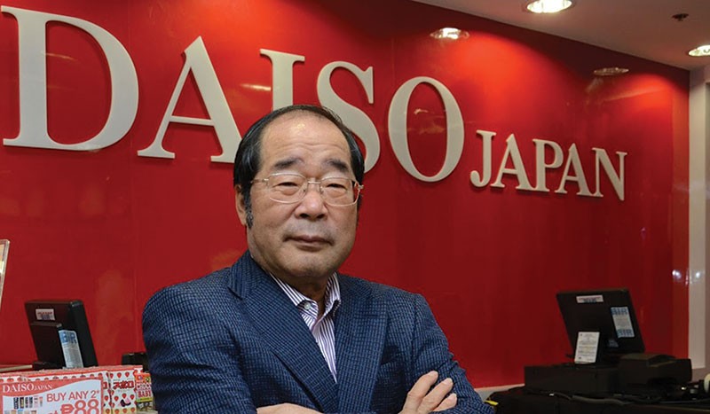 Ông Yano - Chủ tịch Daiso Sangyo Corp sở hữu khối tài sản trị giá 1,9 tỷ USD. Ảnh: Bloomberg
