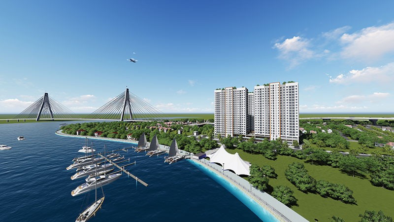 Dự án SAMSORA RIVERSIDE 1,5 ha nằm ngay cửa ngõ phía Đông Sài Gòn của SAM Holdings (khu tam giác Sài Gòn - Đồng Nai - Bình Dương)