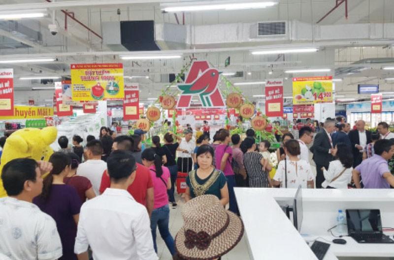Tập đoàn Auchan của Pháp có kế hoạch mở 20 siêu thị tại Hà Nội (Ảnh: Hải Yến)