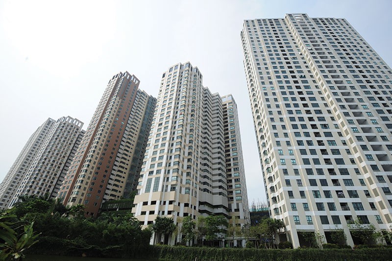 Khu chung cư và thương mại dịch vụ hỗn hợp Capitaland Hoàng Thành điều chỉnh tăng từ 992 căn lên 1.478 căn. Ảnh: Dũng Minh