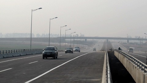 Hệ thống chiếu sáng trên Quốc lộ 3 mới Hà Nội - Thái Nguyên