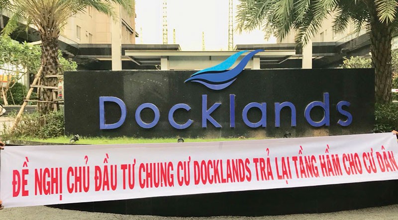 Lùm xùm tranh chấp tại Chung cư DockLands SaiGon