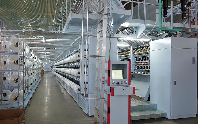 Nhà máy của STK là một trong những nhà máy sợi hiện đại nhất với công nghệ tiên tiến