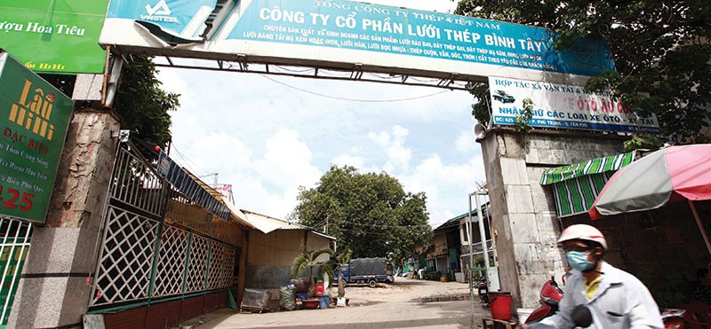 Khu đất tại đường Âu Cơ, quận Tân Phú, TP.HCM của Công ty cổ phần Lưới thép Bình Tây