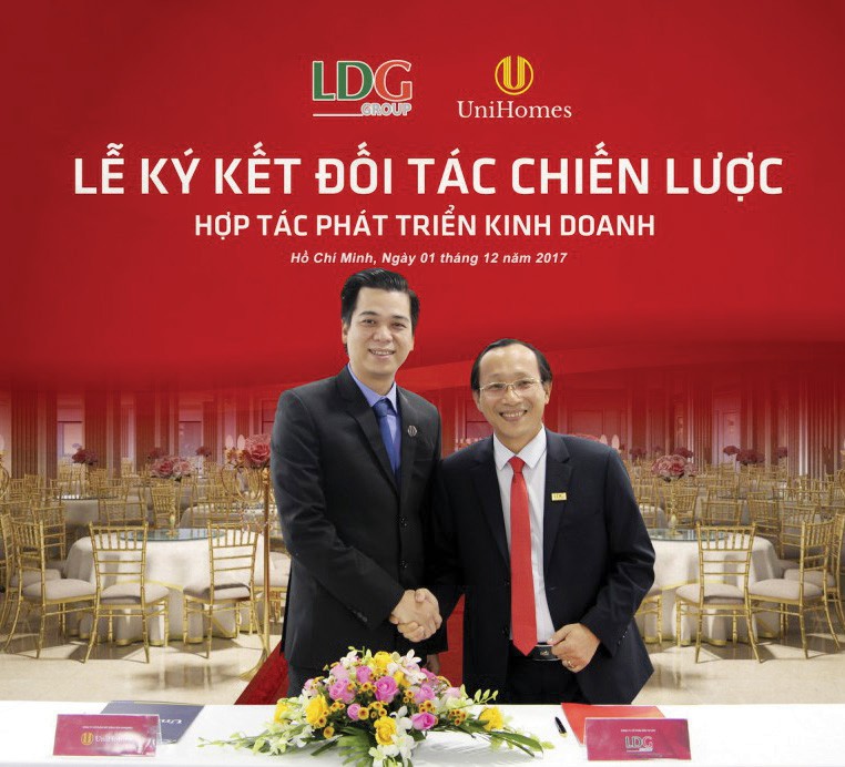 LDG Group ký hợp tác chiến lược với Công ty Unihomes
