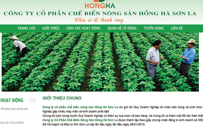 Nông sản Hồng Hà Sơn La được chấp thuận niêm yết trên HOSE