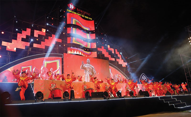 Sân khấu hoành tráng của TMS Countdown Party - Quy Nhon 2018