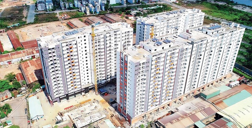 Các dự án xây xong mới bán như Him Lam Phú An rất hiếm. 