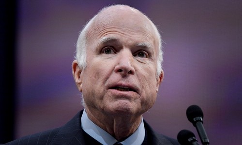 John McCain tại Pennsylvania ngày tháng 10/2017. Ảnh: Reuters.