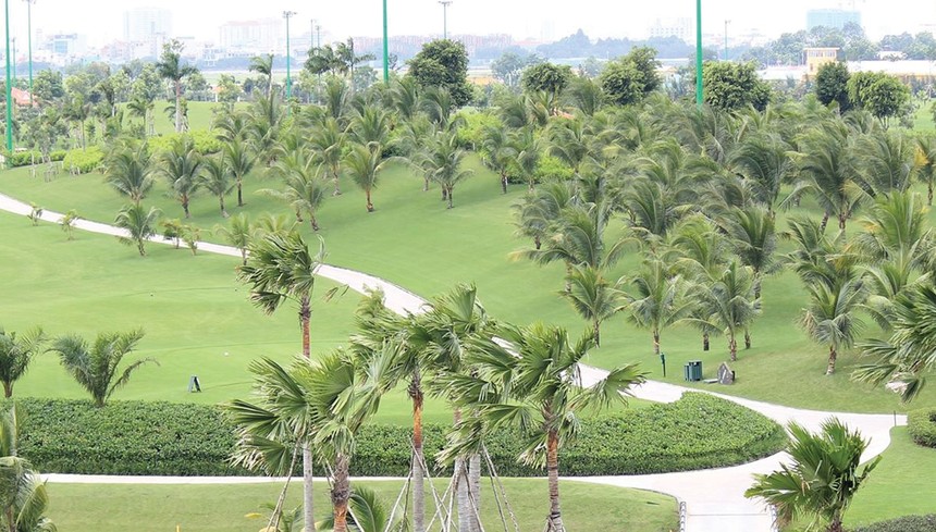 Sân golf sân bay Tân Sơn Nhất được đề xuất loại bỏ. Ảnh: Gia Huy