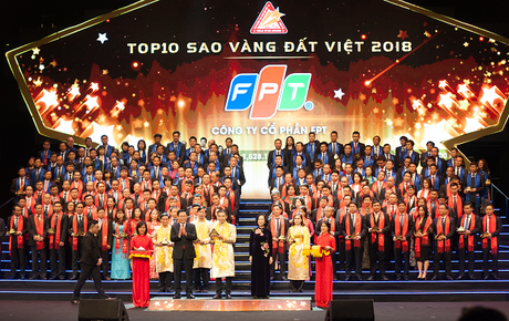 FPT được xướng danh trong Top 10 Sao Vàng đất Việt 2018