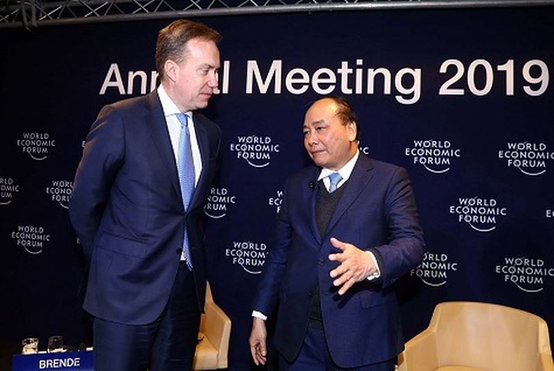 Lần đầu tiên một phiên đối thoại riêng về Việt Nam được tổ chức trong khuôn khổ hội nghị thường niên WEF.