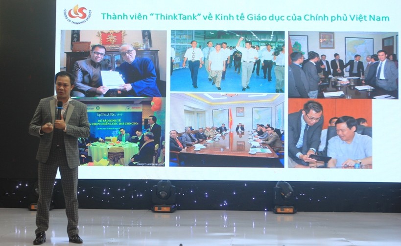 Diễn giả Nguyễn Hữu Thái Hòa trình bày tại hội thảo.