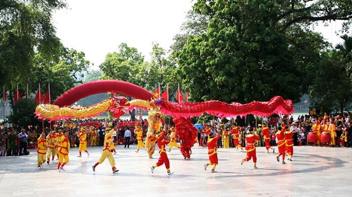 Liên hoan Múa rồng Hà Nội 2019 thu hút 15 đội tham gia