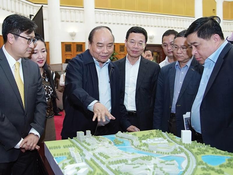 Thủ tướng Nguyễn Xuân Phúc đã nhiều lần nhấn mạnh mục tiêu đưa Trung tâm Đổi mới sáng tạo quốc gia trở thành “cái nôi” của khởi nghiệp toàn cầu. Ảnh: S.T