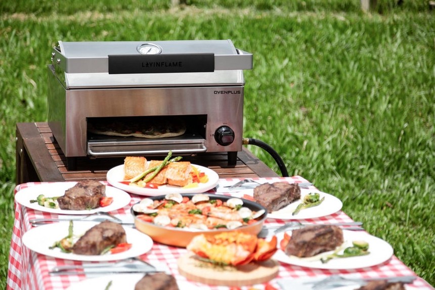 Oven Plus: Bếp lò di động giúp nướng thịt không tạo ra khói