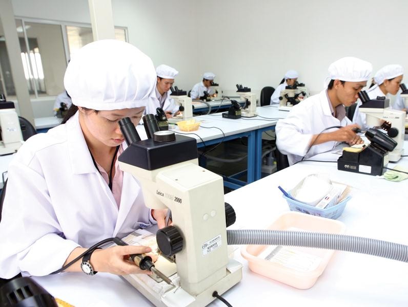 Dòng vốn FDI là động lực quan trọng thúc đẩy kinh tế Việt Năm tăng trưởng năng động trong hơn 3 thập kỷ qua. Ảnh: Đức Thanh