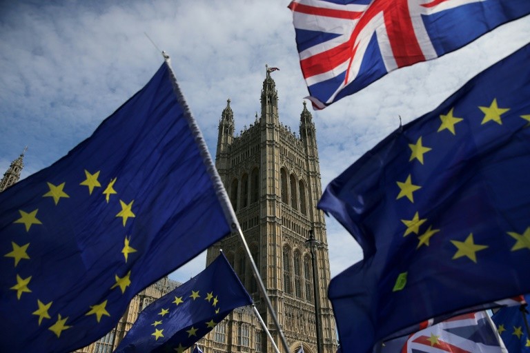 Một số bước tiếp sau Brexit sẽ được thực hiện một cách trang trọng và lặng lẽ tại Brussels, trước khi EU và Anh đàm phán về quan hệ song phương thời gian tới. Ảnh: AFP