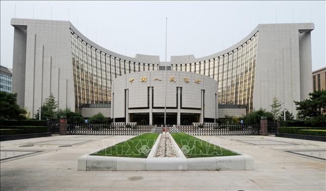 Trụ sở Ngân hàng Nhân dân Trung Quốc (PBoC) tại Bắc Kinh. Ảnh: AFP/TTXVN