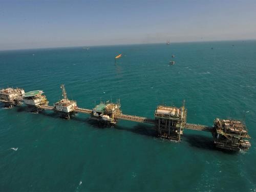 Hoạt động sản xuất dầu mỏ ở Khu vực Trung lập của Kuwait và Saudi Arabia. Ảnh: Kuwait Gulf Oil Company
