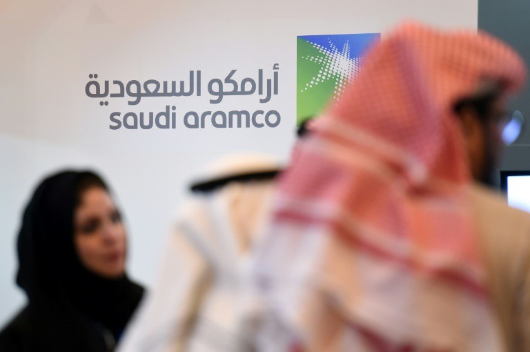 Aramco trở thành công ty có giá trị vốn hóa lớn nhất thế giới sau thương vụ IPO thành công hồi tháng 12/2019. Ảnh: AFP