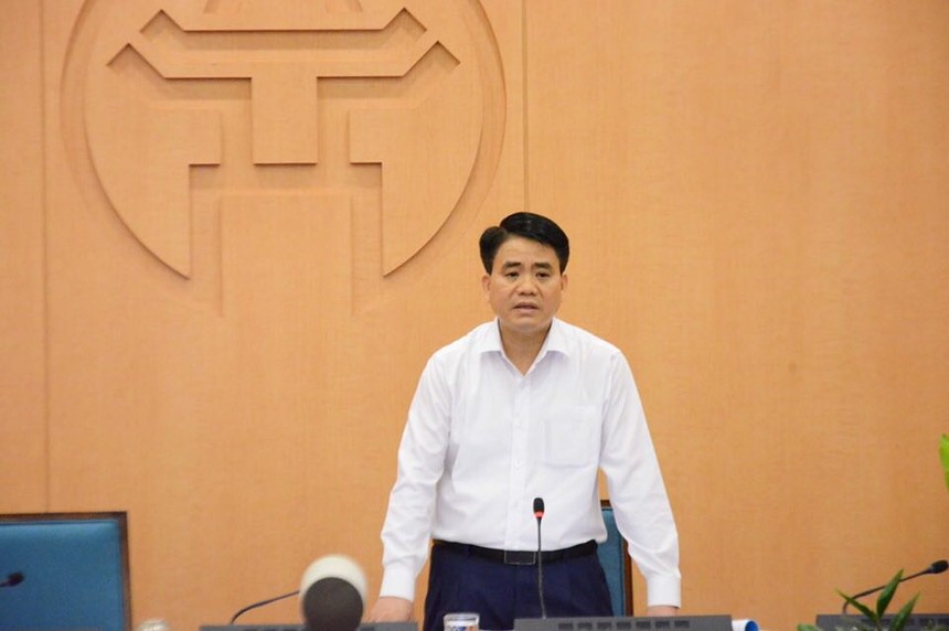 Chủ tịch Hà Nội Nguyễn Đức Chung (Ảnh: Công Thọ)