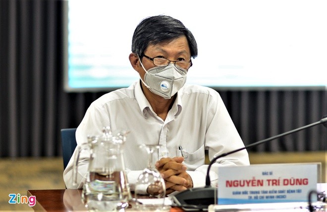 Ông Nguyễn Trí Dũng, Giám đốc Trung tâm kiểm soát bệnh tật TP.HCM. Ảnh: Quang Huy.