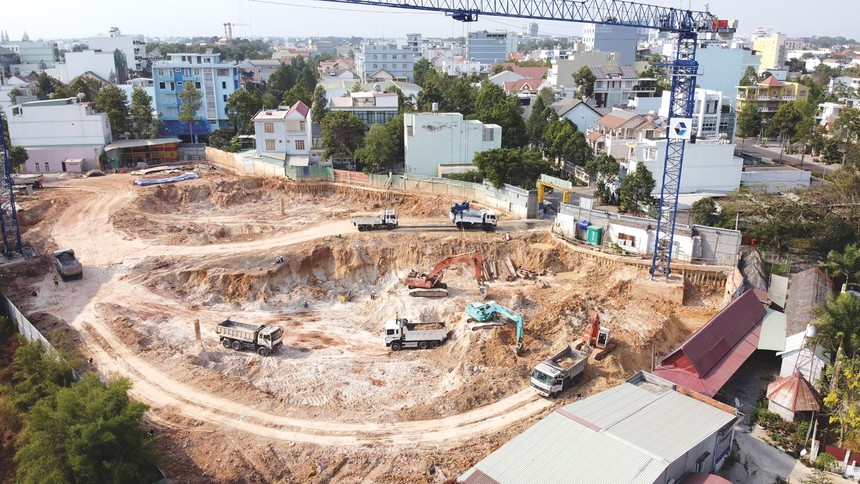 Dự án C-Sky View vẫn đang trong giai đoạn đào đất làm móng