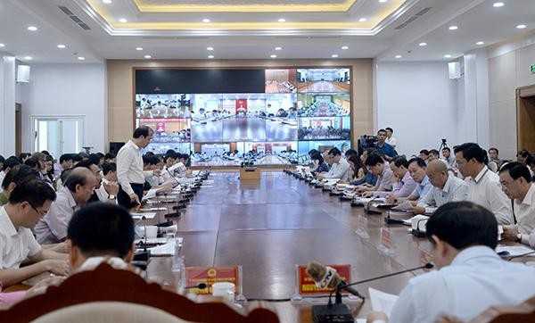Hội nghị tỉnh Quảng Ninh với Doanh nghiệp ngày 16/5 được diễn ra dưới hình thức trực tuyến.