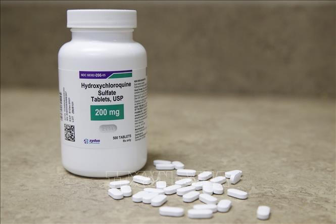 Thuốc Hydroxychloroquine tại nhà thuốc ở Provo, bang Utah, Mỹ ngày 20/5/2020. Ảnh: AFP/TTXVN