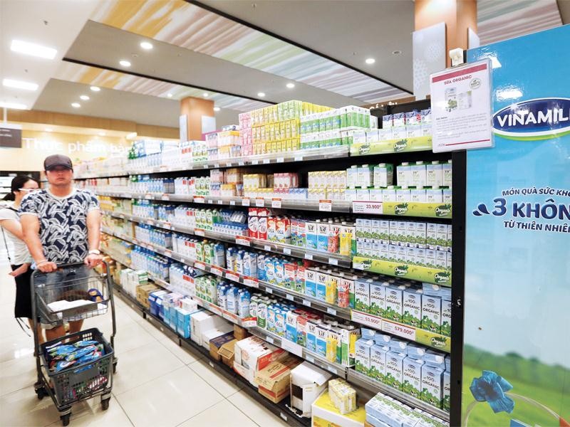Sản phẩm sữa của Việt Nam đang rộng đường sang thị trường Trung Quốc.