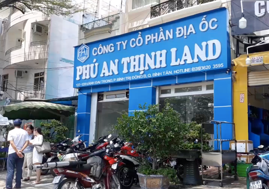 Trụ sở Công ty CP Địa ốc Phú An Thịnh Land ở TP.HCM