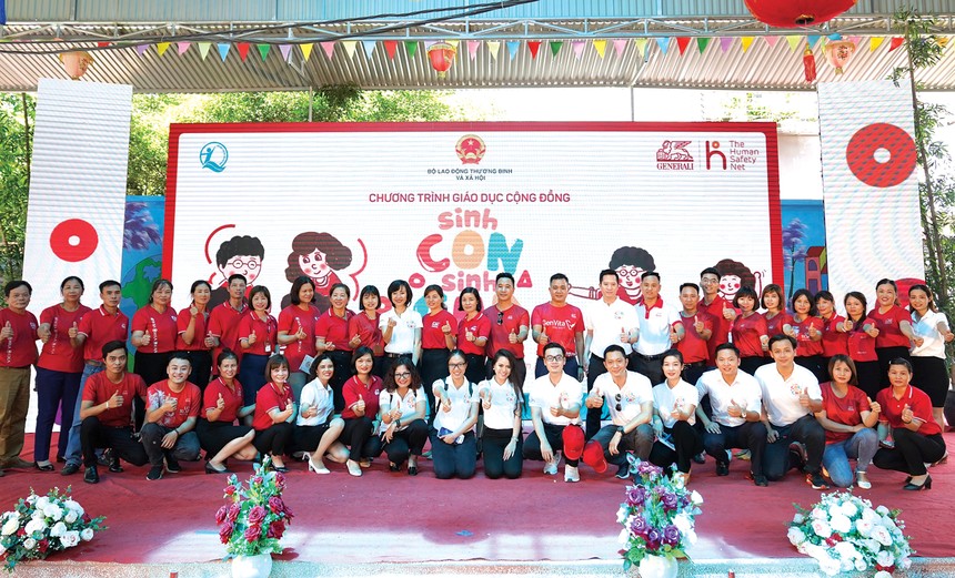 Đội dự án và các tình nguyện viên là nhân viên và tư vấn viên của Generali Việt Nam