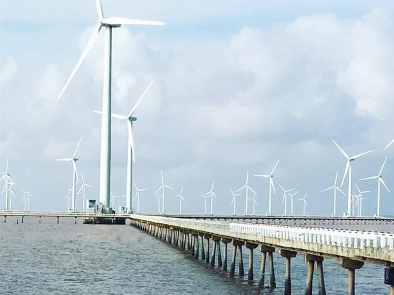 Trang trại gió ngoài khơi đang được các nhà đầu tư nước ngoài đặc biệt quan tâm.
