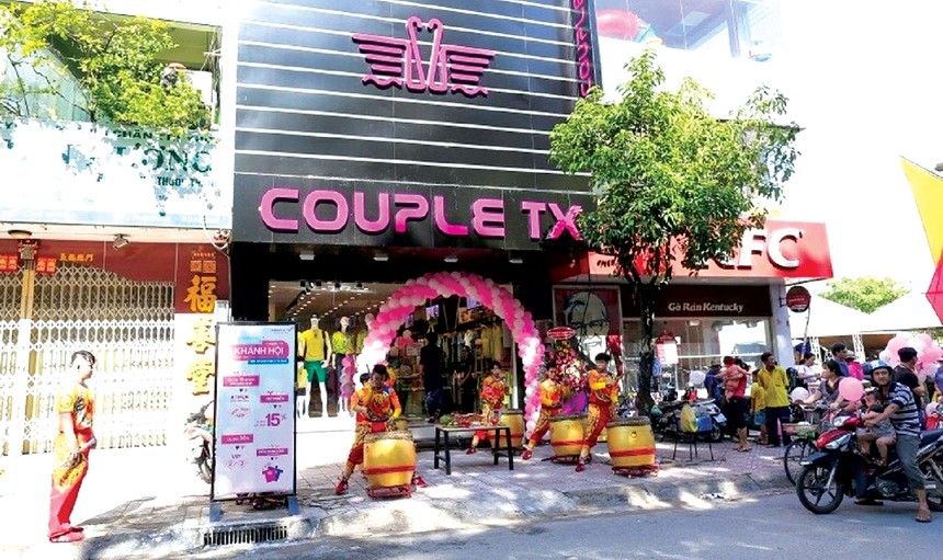 Mặt bằng tại địa chỉ số 199 Khánh Hội (quận 4), nơi Công ty Couple Group thuê làm cửa hàng thời trang Couple TX