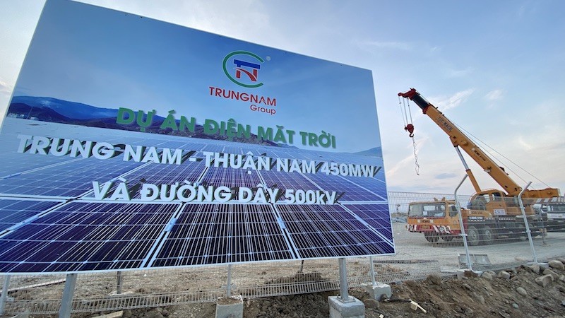Trung Nam xin vận hành thương mại Dự án điện mặt trời trên đường dây 220 kV