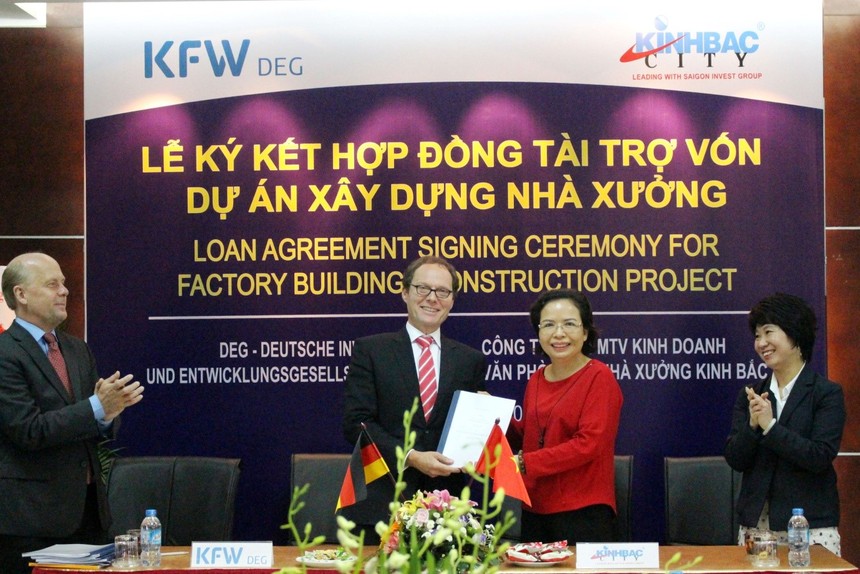 Tổ chức Đầu tư Phát triển Đức  tài trợ vốn cho KBC xây dựng nhà xưởng