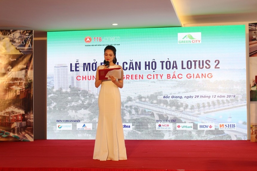 Sôi động lễ mở bán căn hộ Lotus 2 chung cư Green City Bắc Giang