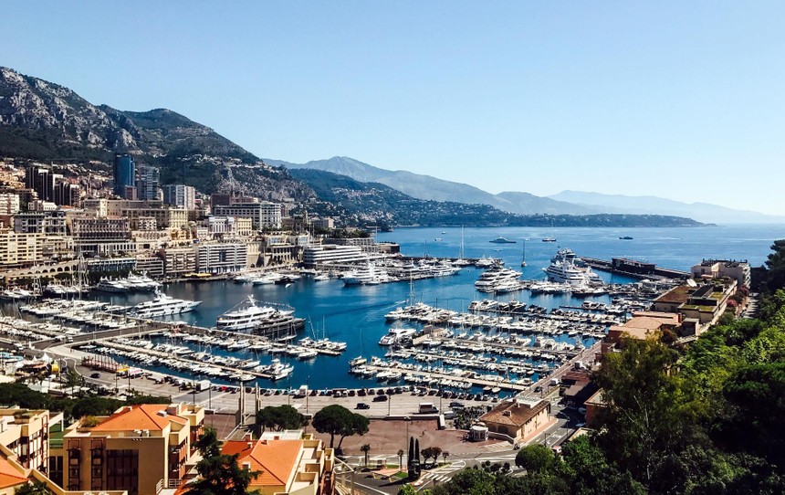 Diện tích của Monaco chỉ là 2,05 km2. Ảnh: Internet.
