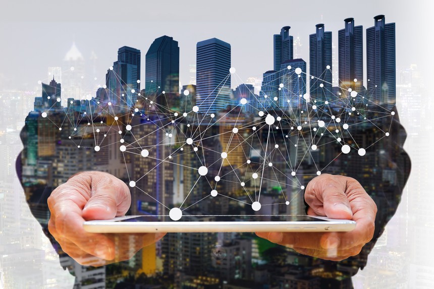 Mạng 5G sẽ khiến các đô thị trở nên thông minh hơn. Ảnh: Shutterstock.