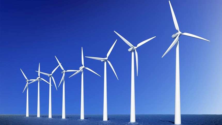 Tiềm năng ngành năng lượng tái tạo này phụ thuộc nhiều vào trữ lượng gió. Ảnh: Internet.