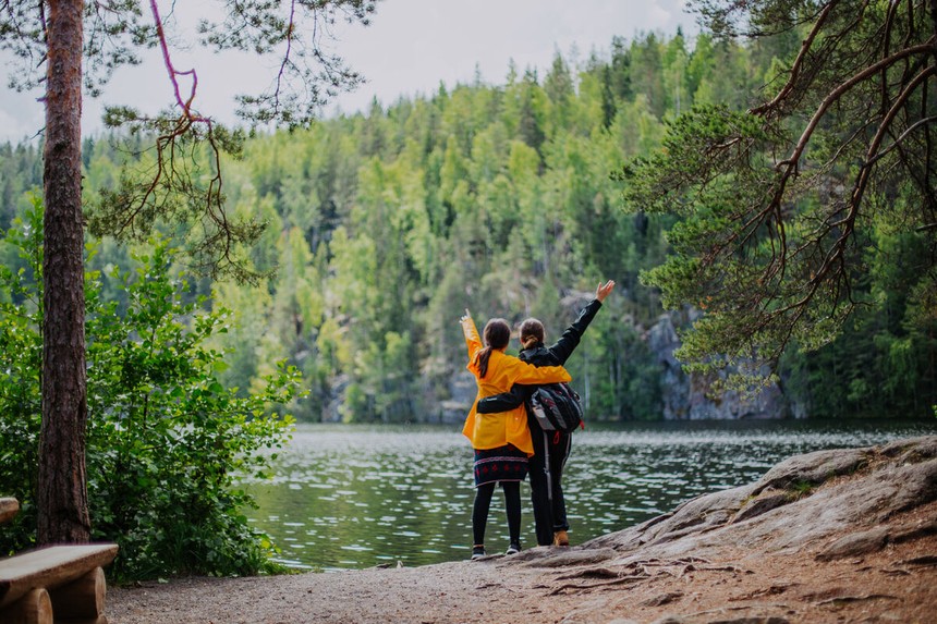 Người dân Phần Lan thích gần gũi và dành nhiều thời gian với thiên nhiên.